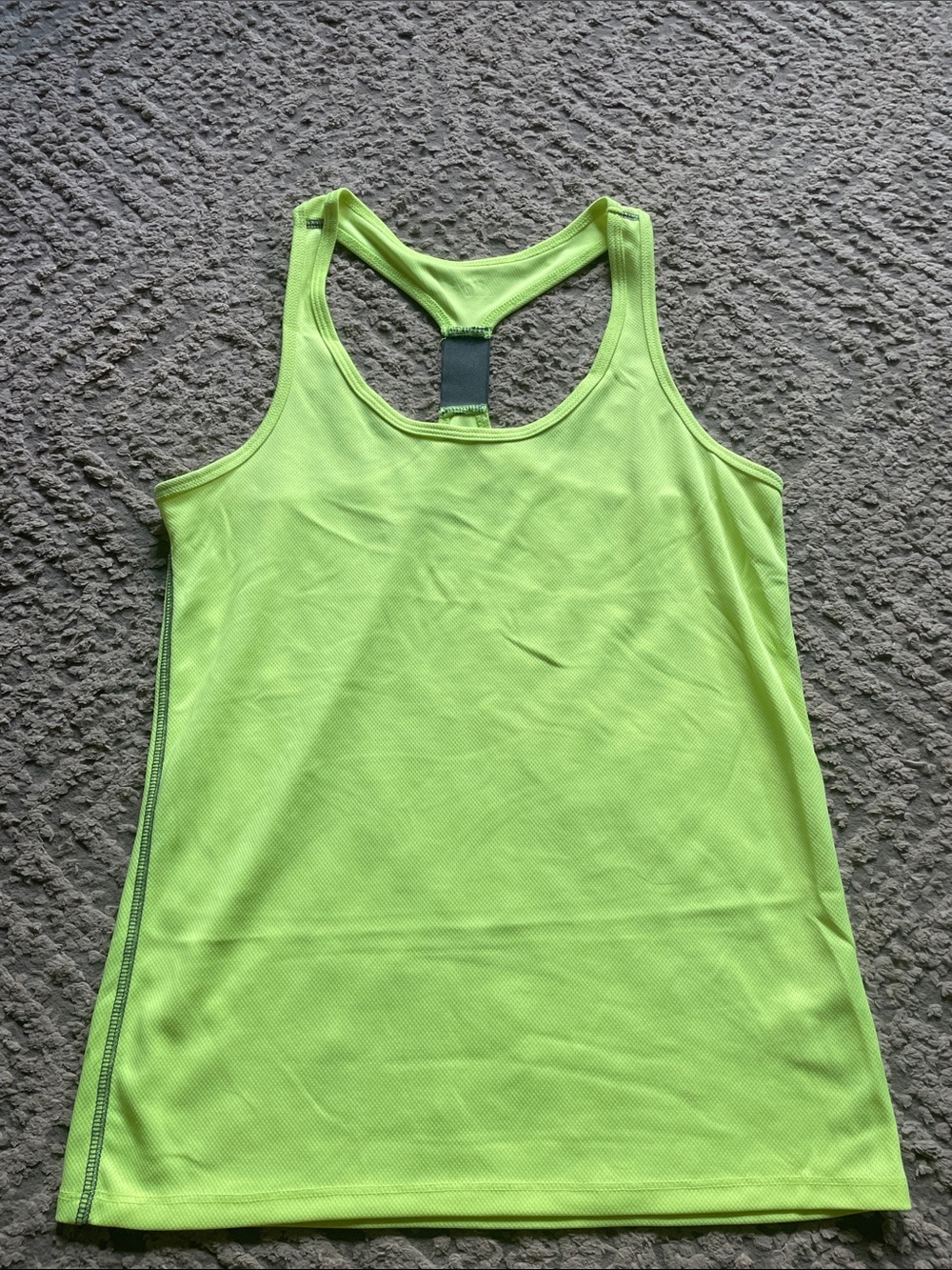 Aeropostale Neon Lime Racerback Tank Top
